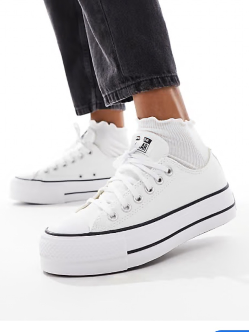 Women’s Chuck Taylor All-Star Lift Clean low-top sneakers, Size 37